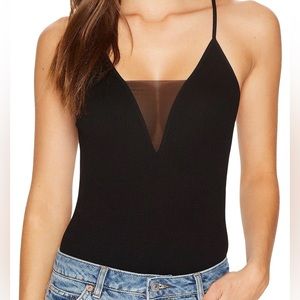 Free people “come around” mesh insert cami